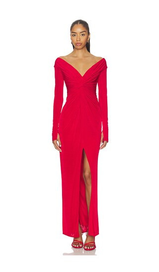 Katie May Hailey Gown in Red. - size M | Revolve Clothing (Global)
