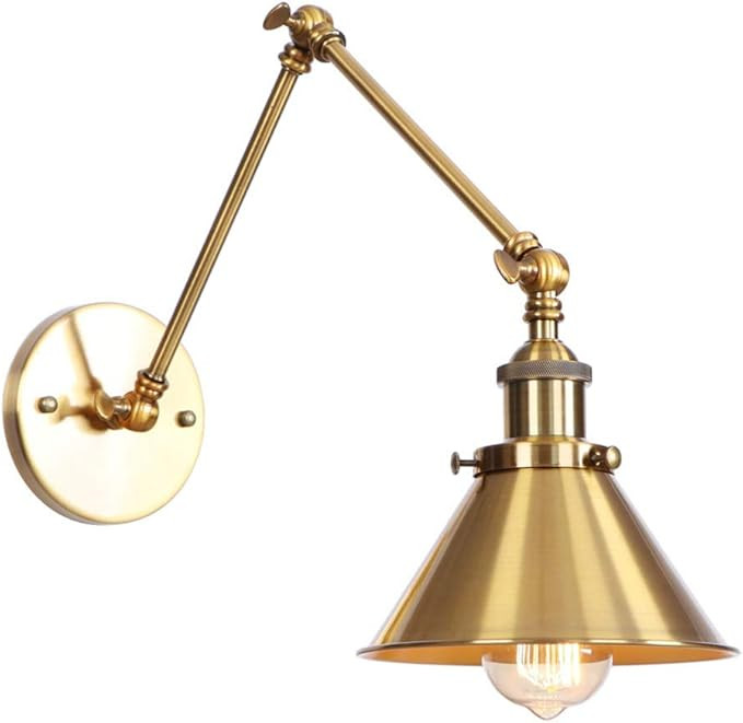 ATC Wall Sconce Lighting 2 Arm Adjutment Industrial Retro Loft Style Vintage Wall Lamp Luminaire ... | Amazon (US)