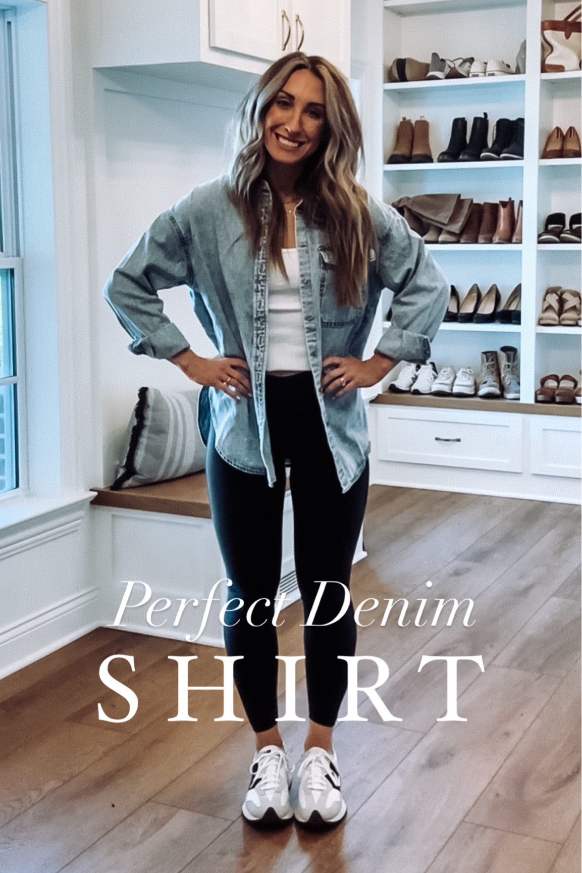 I love this denim trend! A new staple piece in my closet! This is perfect when I want to wear a jean jacket, but want some extra booty coverage, or want something lighter in weight! Sized up to a medium for additional oversized look. 

#LTKfindsunder100 #LTKstyletip #LTKfindsunder50