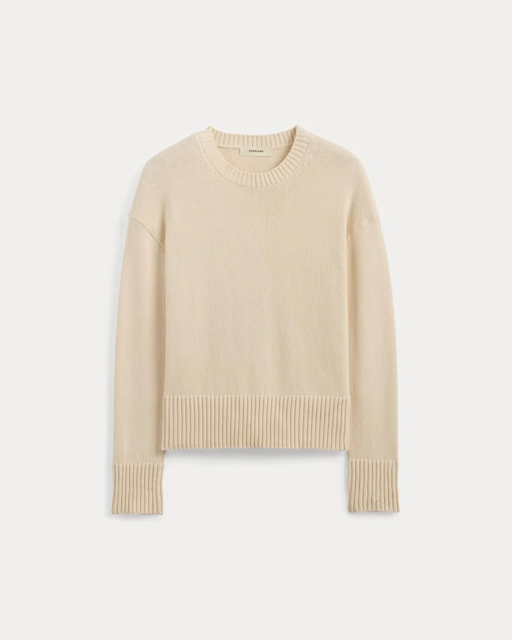 The Boxy Sweater in Everyday Cotton | Dark Green | Everlane