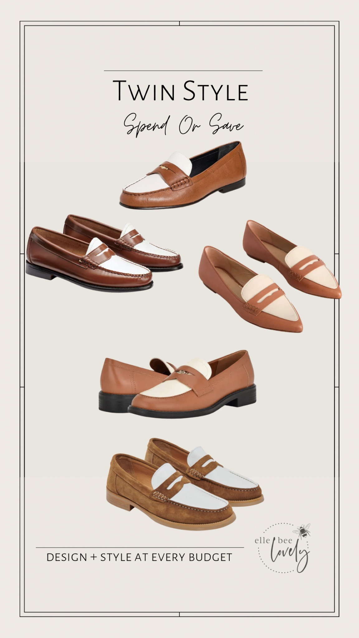 Twin Style Tuesday with Two-Toned Penny Loafers!  

#LTKStyleTip #LTKShoeCrush #LTKSeasonal