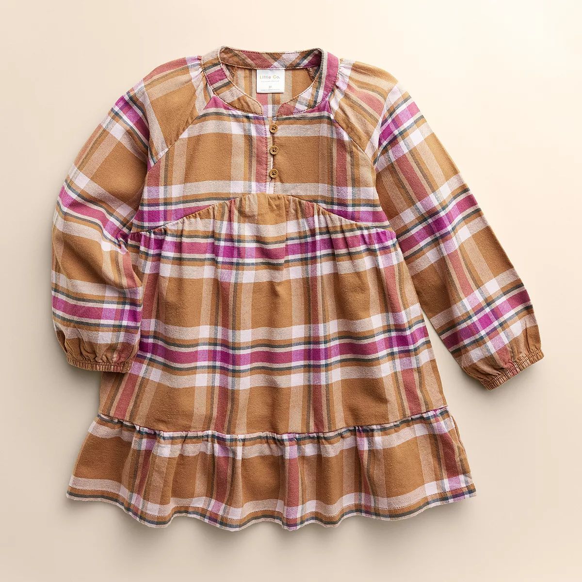 Baby & Toddler Girl Little Co. by Lauren Conrad Organic Plaid Dress | Kohl's