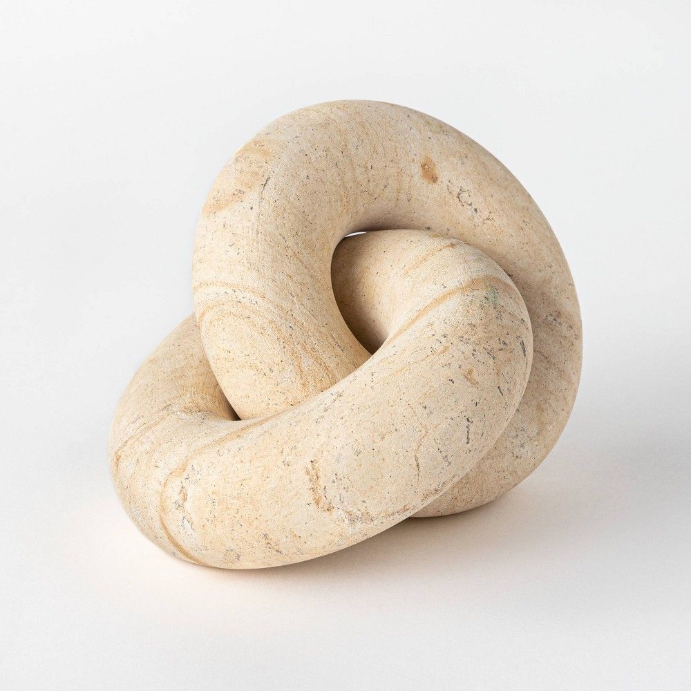 Limestone Knot Figurine Natural - Threshold designed with Studio McGee | Target