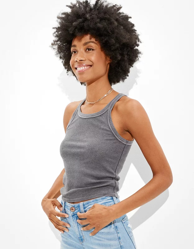 AE Ribbed Tank Top | American Eagle Outfitters (US & CA)