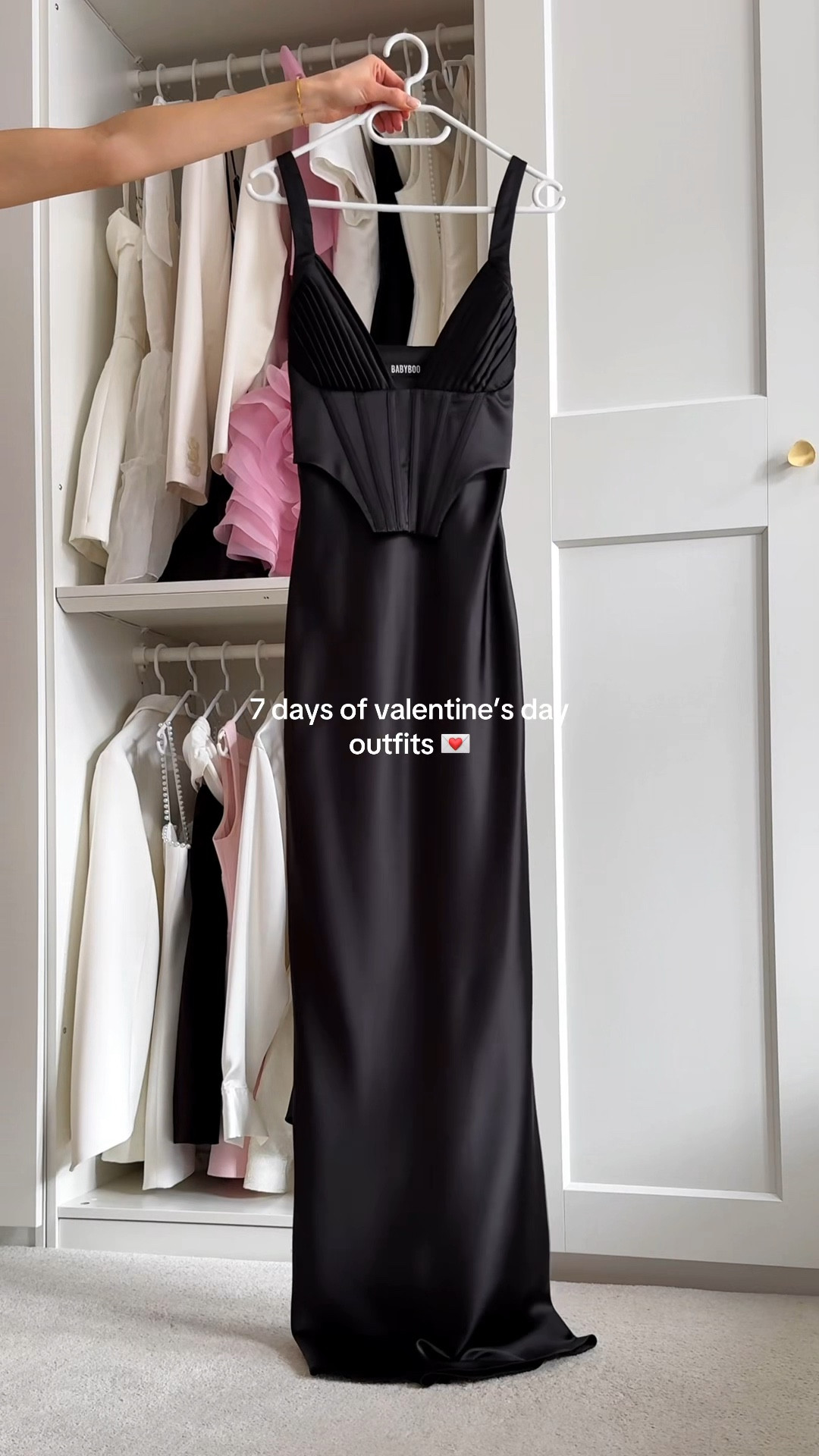 Day 4 - the perfect black maxi dress 🖤 send this to someone who loves elegant looks 😍

This dress would be perfect for a romantic date night, black tie occasions, valentine’s day dinner, birthday, formal wedding guest (if dress code allows it), prom night, special events…✨

#blackdress #valentinesdayoutfit #formaldress #elegantstyle #fashionreels

#LTKgrwm #LTKValentine #LTKootd