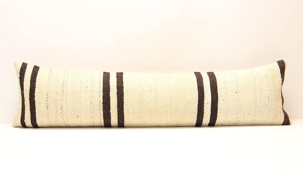 kilim pillow cover 12x48 inch bedding pillow throw pillow unique handmade oriental cushion cover | Amazon (US)