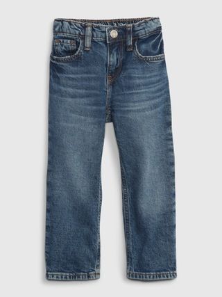 Toddler Organic Cotton '90s Loose Jeans with Washwell | Gap (US)