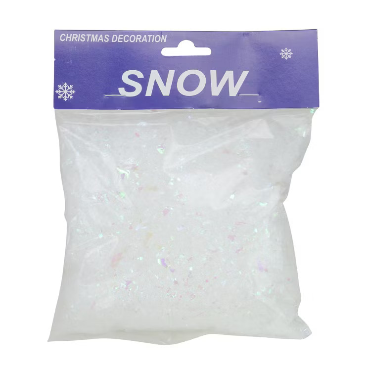 Northlight White Iridescent Artificial Powder Snow Twinkle Flakes for Christmas Decorating 2 oz | Target