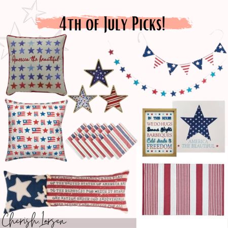 Love all this cute 4th of July/Americana home decor from Michaels! Linked some throw pillows, garlands, and other pieces to decorate with. 

#LTKhome #LTKSeasonal #LTKunder100
