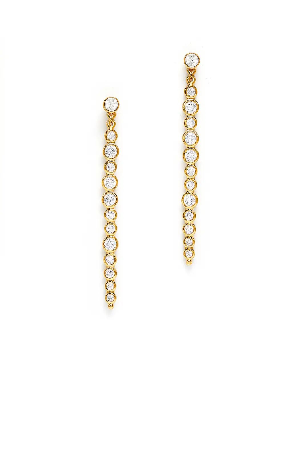kate spade new york accessories Clear as Crystal Linear Ear Jacket | Rent The Runway
