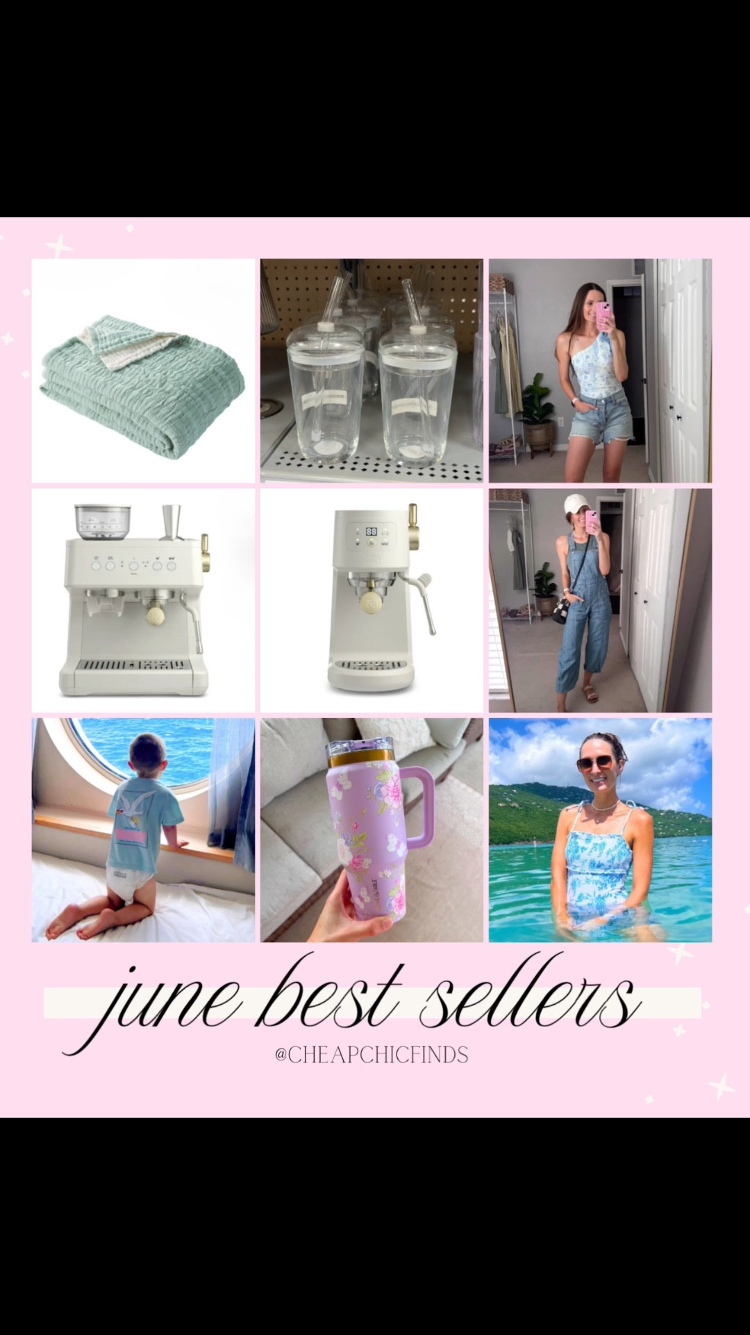 The top sellers from June!! So many good finds! I cannot believe the prices on the new espresso machines and the oversized gauze blanket is a must have. We use ours daily! 

#LTKHome #LTKTravel #LTKKids