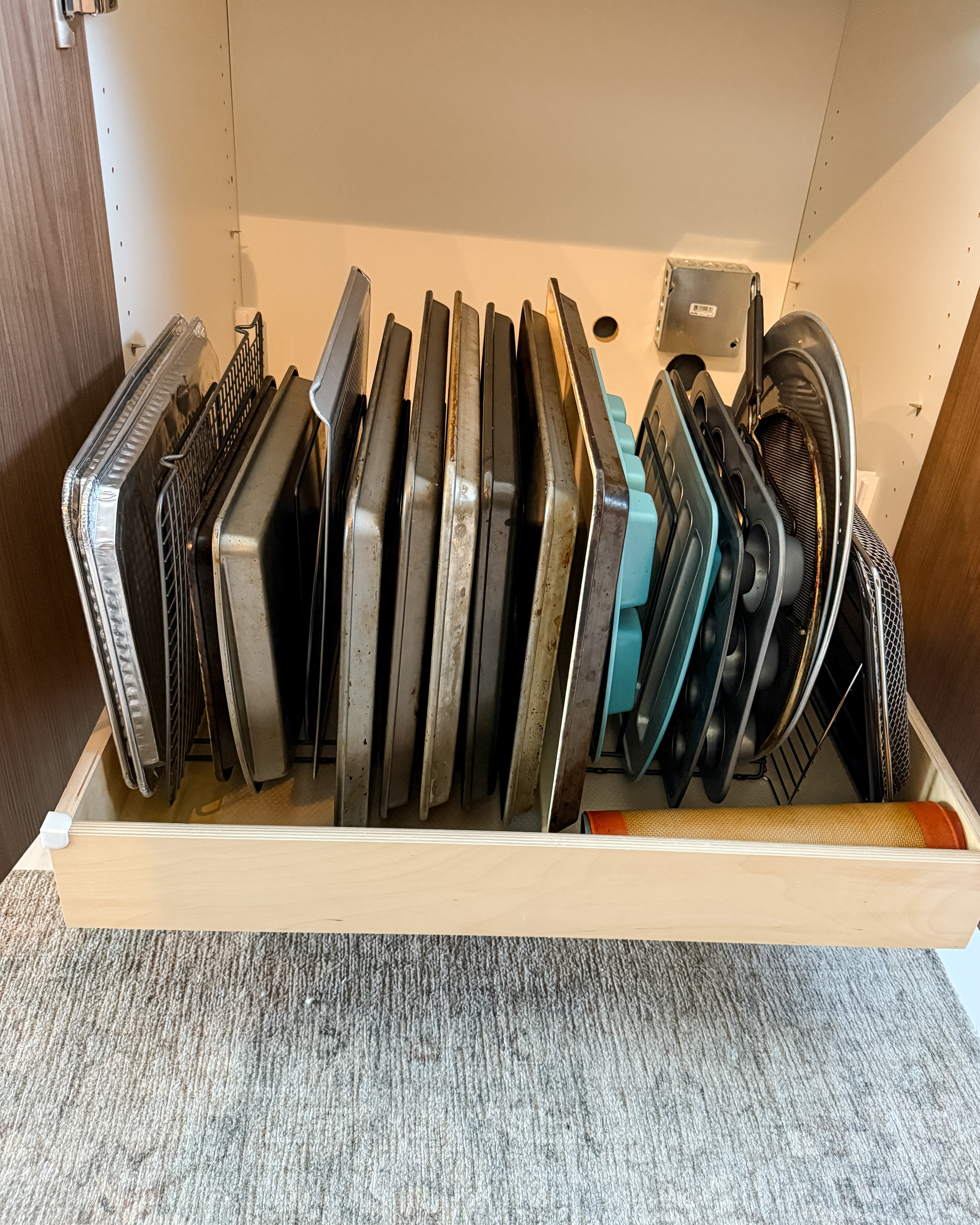 Sheet pan organization racks #cabinetorganization #kitchenmusthaves #kitchenorganization #organizedhome  

 

#LTKHome #LTKFindsUnder50