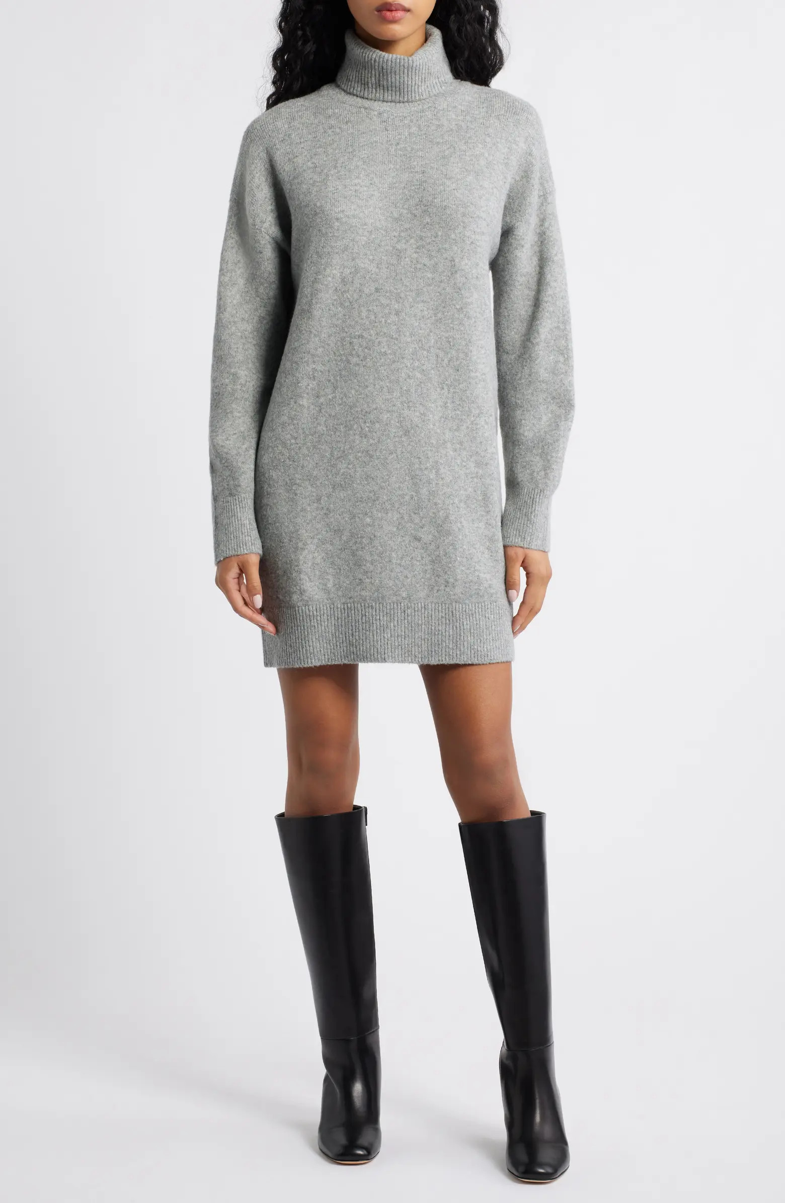 Taldote Turtleneck Long Sleeve Sweater Dress | Nordstrom