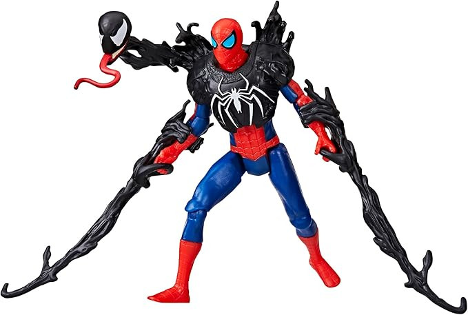 Marvel Spider-Man VenomVersus Epic World of Action Deluxe Figure with Accessories, 4-Inch Super H... | Amazon (US)