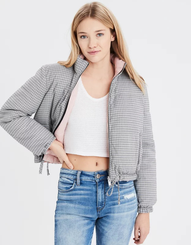 AE Reversible Puffer Jacket | American Eagle Outfitters (US & CA)