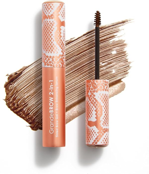 Grande Cosmetics GrandeBROW 2-in-1 Tinted Brow Gel + Brow Enhancing Serum | Amazon (US)