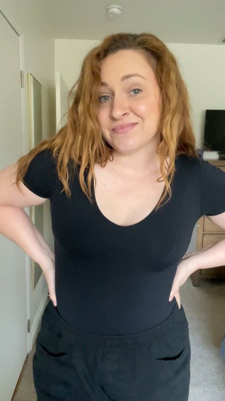 Amazon bodysuit try on. I’m usually a large but I have a short torso so I sized down. Perfect fit!

#LTKVideo #LTKmidsize #LTKfindsunder50