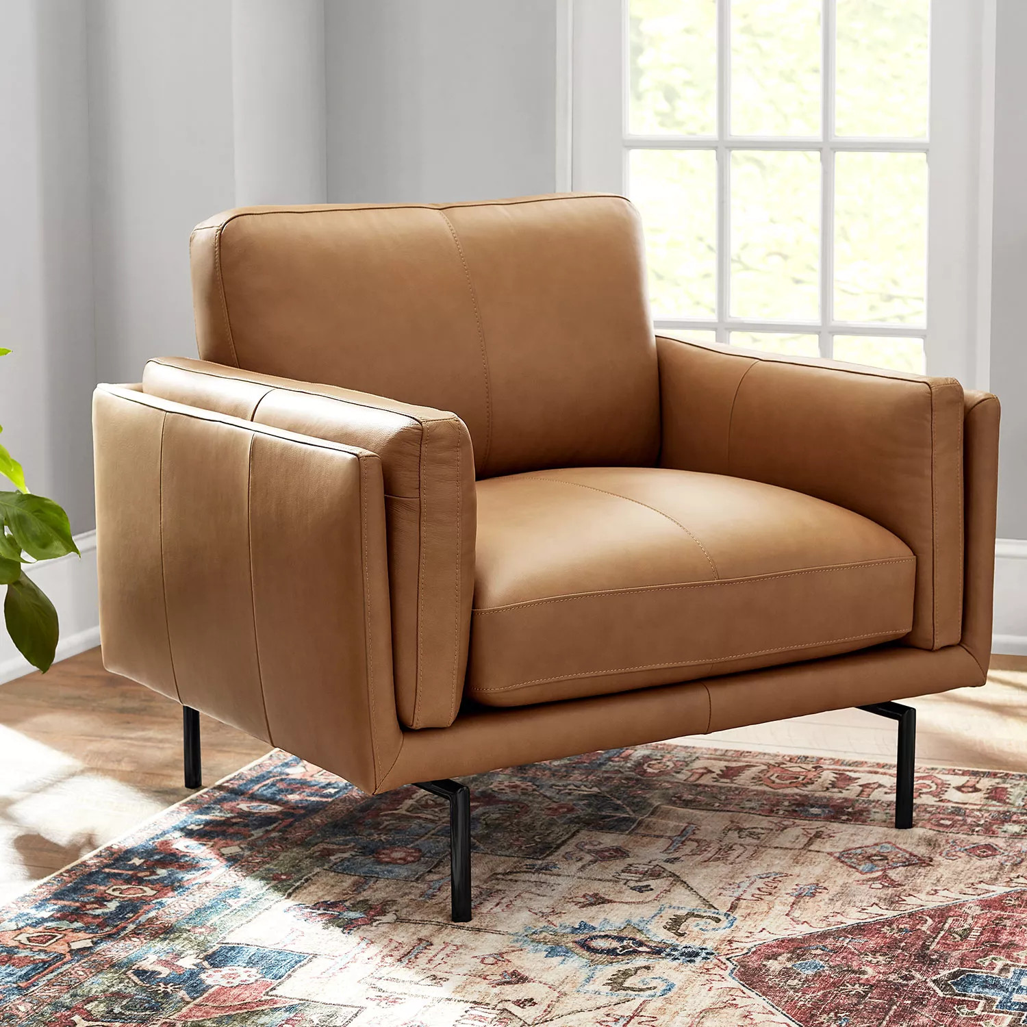 Member's Mark Asher Modern Leather Chair, Assorted Colors | Sam's Club