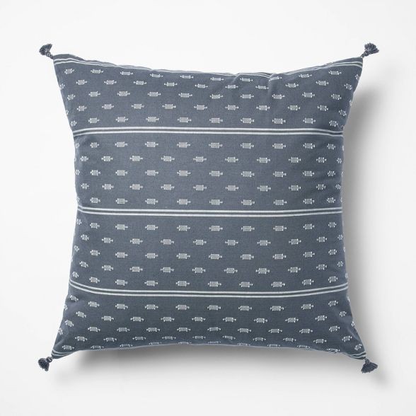 Woven Dobby Throw Pillow Blue/Neutral - Threshold™ designed with Studio McGee | Target
