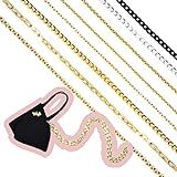Cute Black Face Mask Chain Holder, 10K Gold Chain Lanyard for Mask, Gold Chain Link Ear Loops for Fa | Amazon (US)