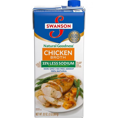 Swanson Natural Goodness Chicken Broth Carton - 32oz | Target