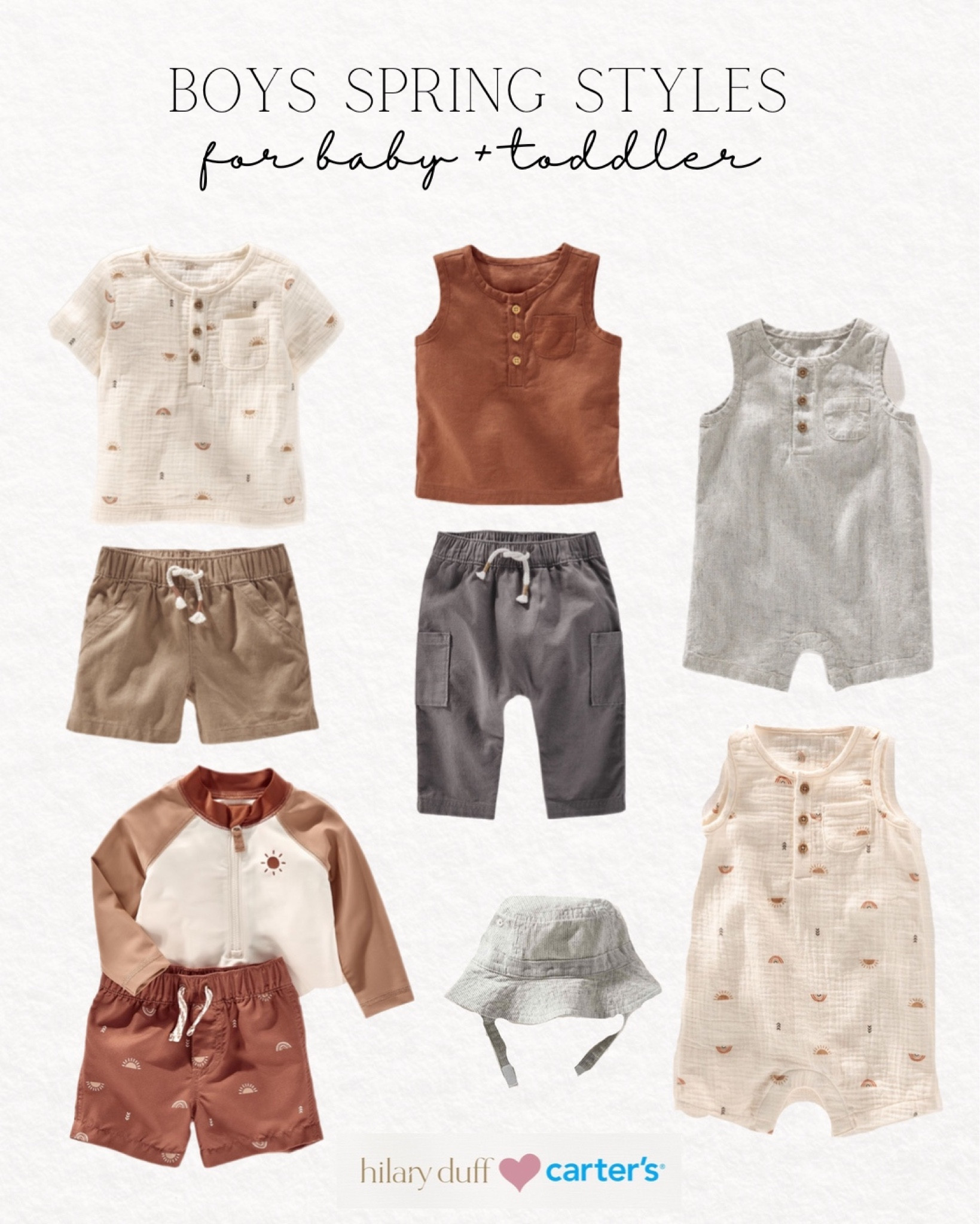 The New Hilary Duff x Carters Collection for Spring

Spring baby, spring outfits, spring capsule, spring styles, baby & toddler, baby clothes, baby style, baby outfits, baby boy outfits, baby boy style for spring & summer, summer vacation outfits, carters baby, baby vacation outfits, baby boy fashion, neutral baby clothes

#LTKbaby #LTKkids #LTKunder50