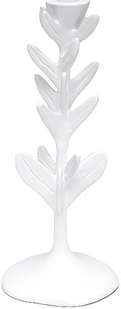 Home Artistic Candlestick Holder Antique White Indoor Decorative Ceramic Candle Holder Décor - 1... | Amazon (US)