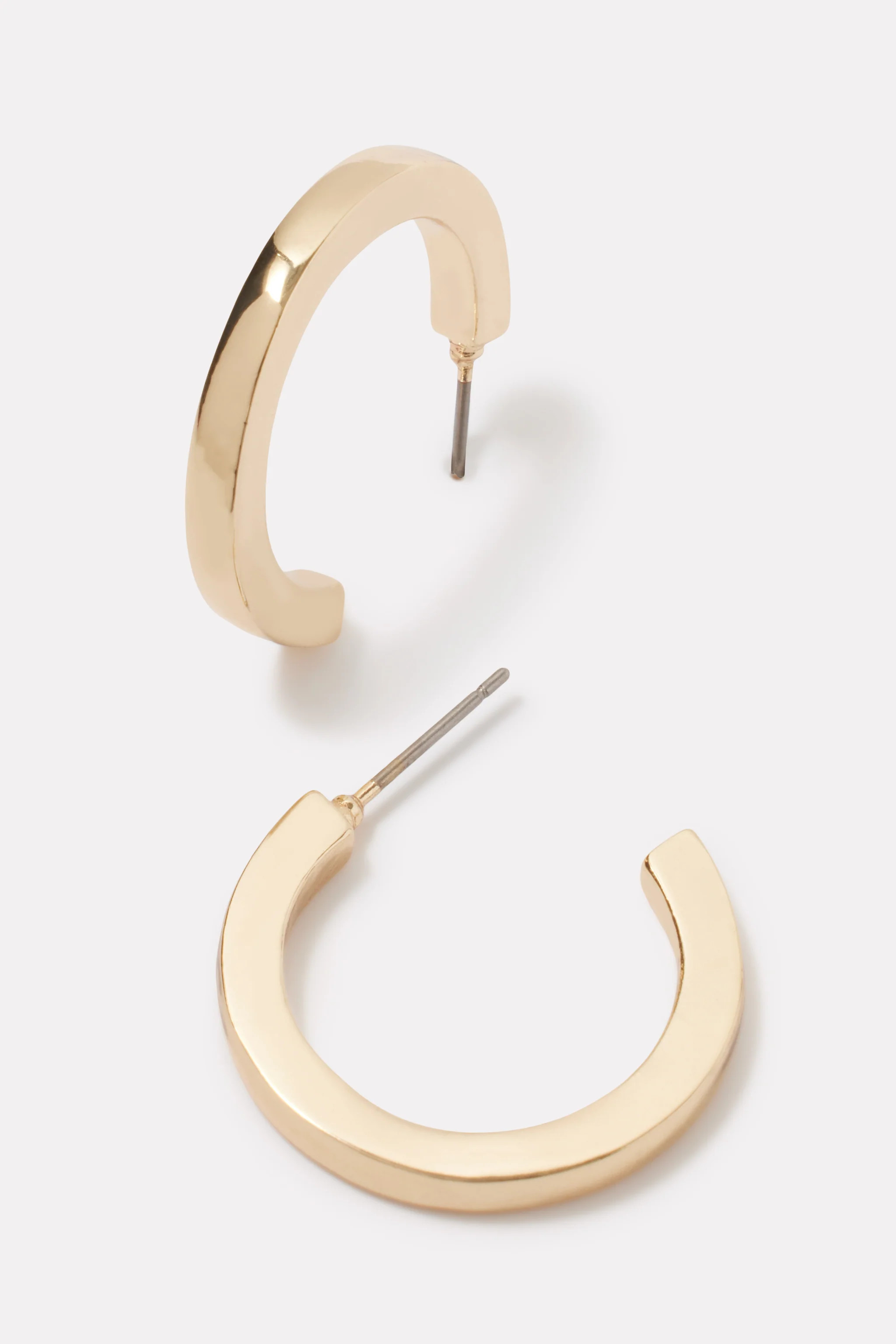 Cecily Flat Hoops | Evereve