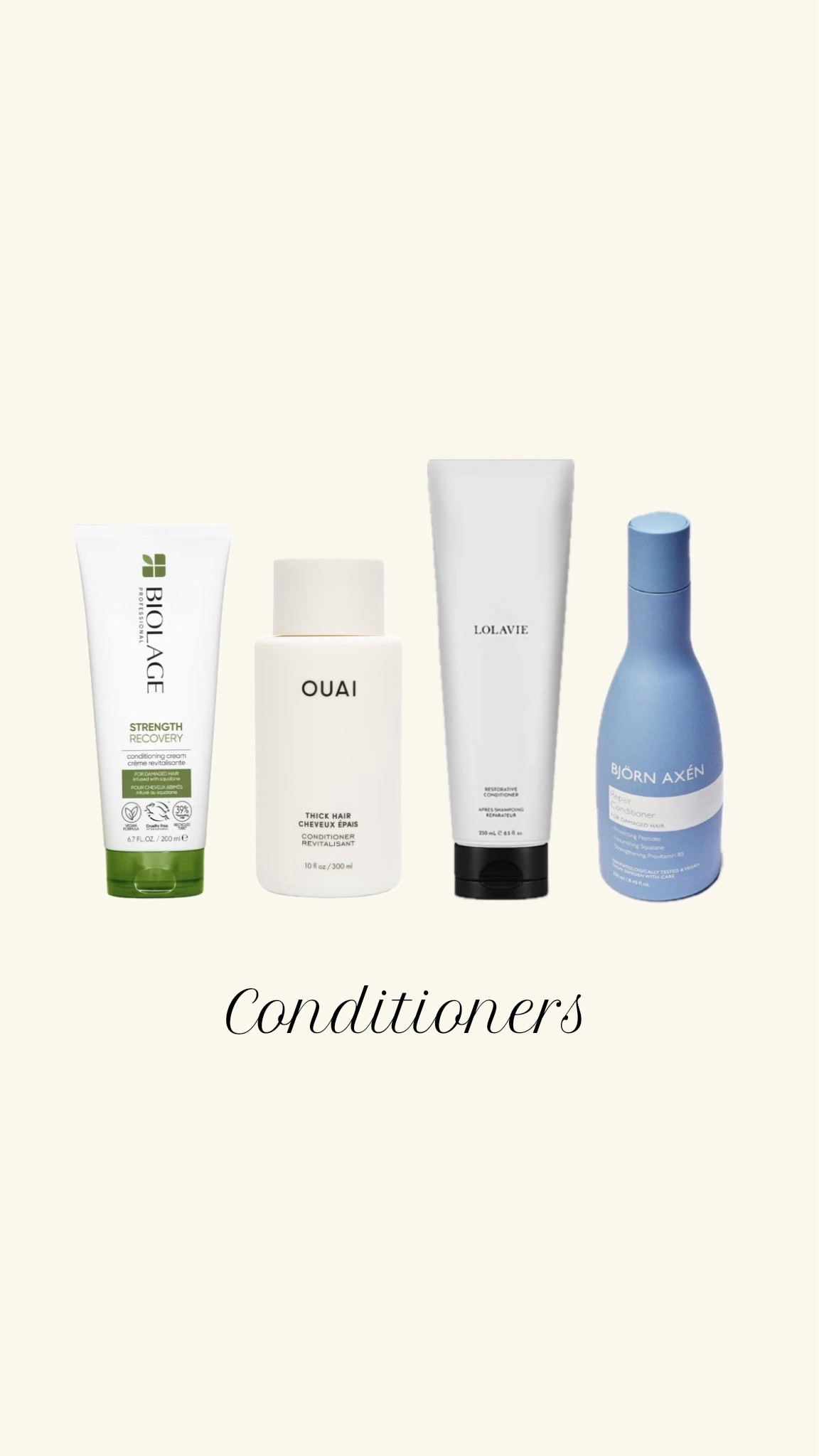 Conditioners I am currently loving and using on rotation. The unlinked ones are the Lolavie Restorative Conditioner and Björn Axén Repair Conditioner.

#LTKBeauty