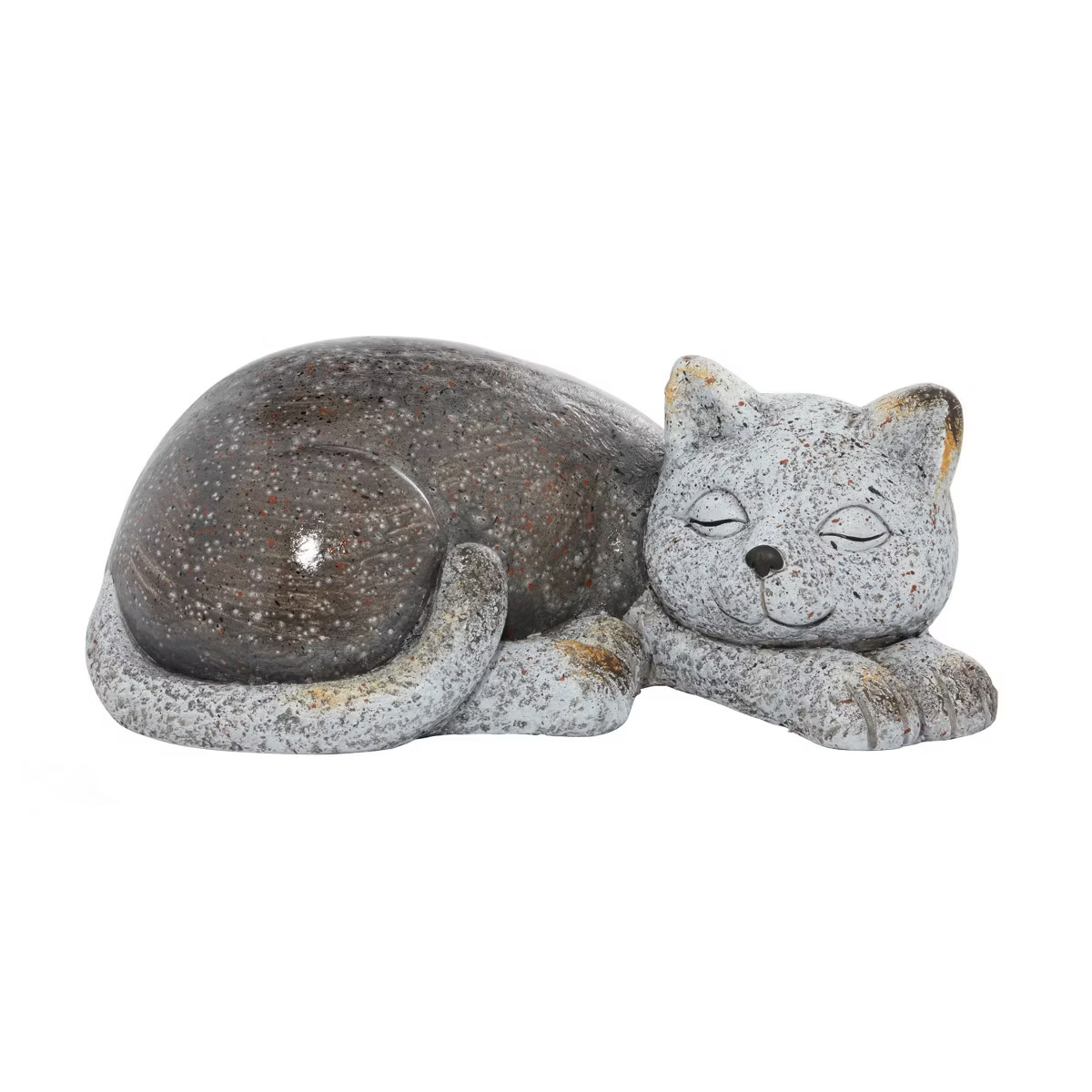 7" Magnesium Oxide Country Cats Garden Sculpture Gray - Olivia & May: Indoor/Outdoor Decorative O... | Target