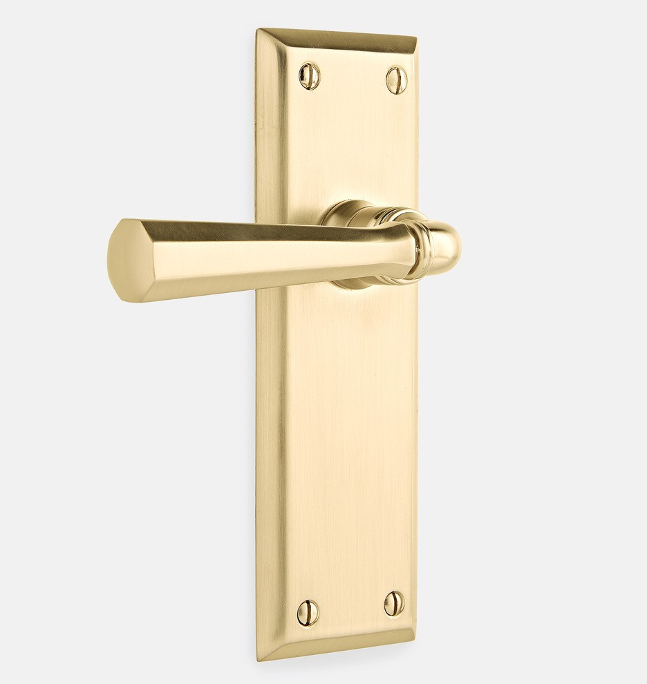 Putman Octagonal Lever Tube Latch Interior Door Set
 | Rejuvenation | Rejuvenation