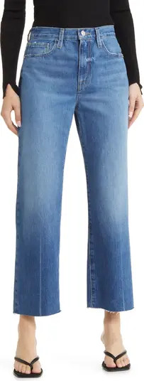 (Bio)Degradable Le Jane Raw Hem Straight Leg Jeans | Nordstrom