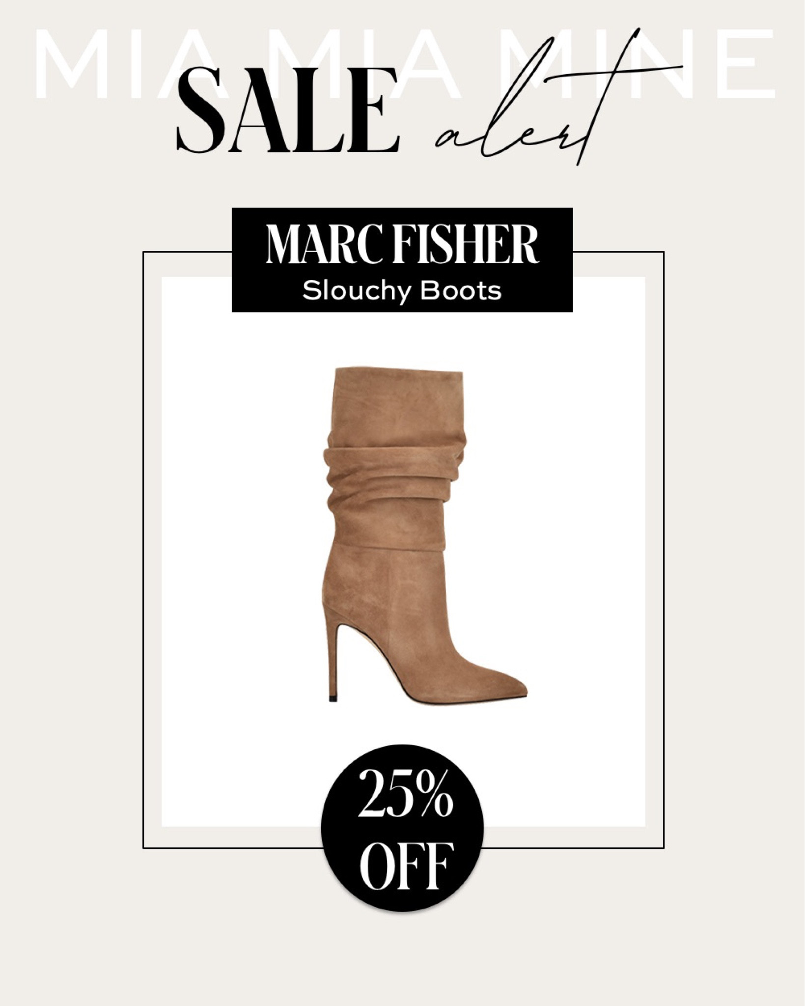 Marc fisher suede boots on sale - take 25% off!



#LTKshoecrush #LTKSeasonal #LTKsalealert