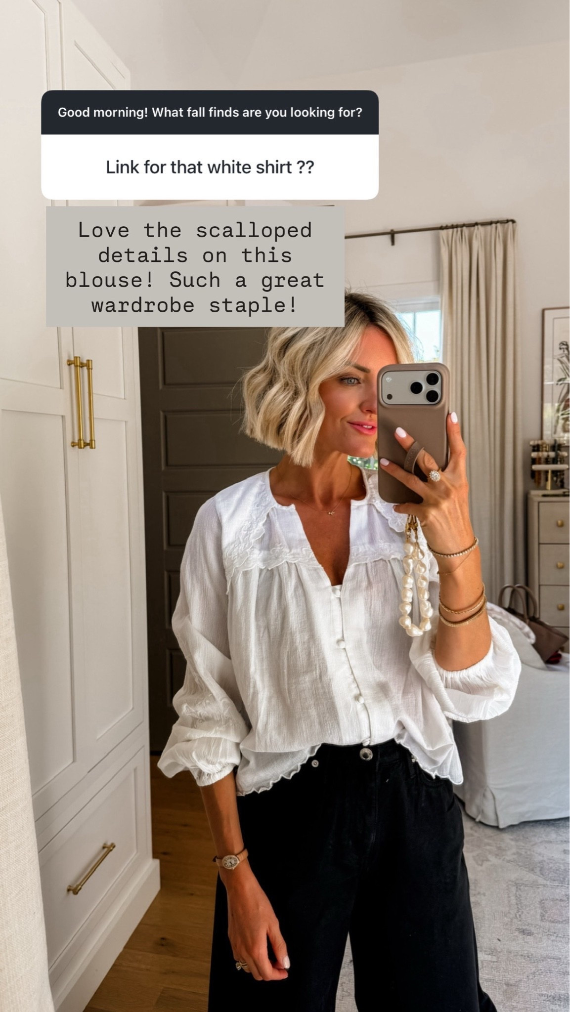This top has the prettiest feminine details 😍 so great for workwear or everyday wear! Wearing XS, 

Loverly Grey, white scalloped blouse, Target find, Target fashion

#LTKSeasonal #LTKootd