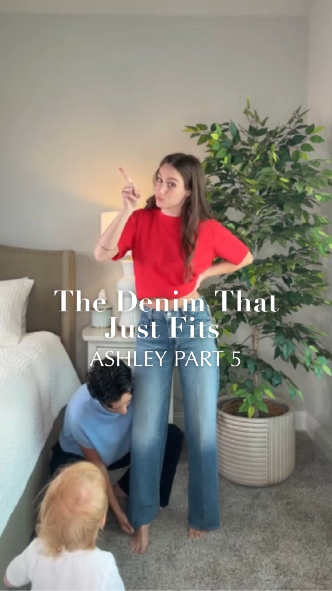 These jeans surprised us in the best way—super comfy, a little stretchy, and the wash is such an easy everyday vibe. They’re a bit long on us, but the overall fit is so good. We both grabbed our usual size