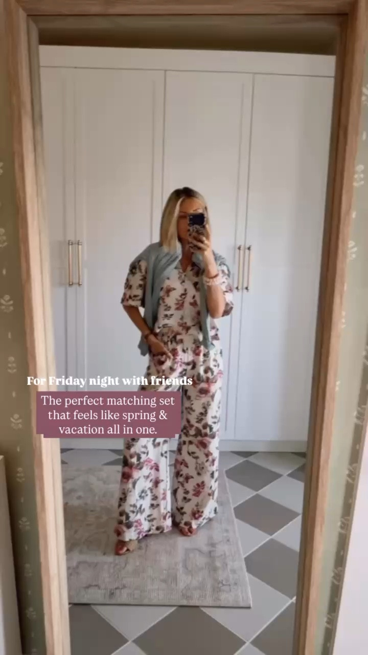 Can’t get enough of this matching set! Endless ways to style! Wearing XS.

Loverly Grey, Cleobella, floral matching set, vacation outfit ideas 

#LTKootd #LTKSeasonal #LTKTravel