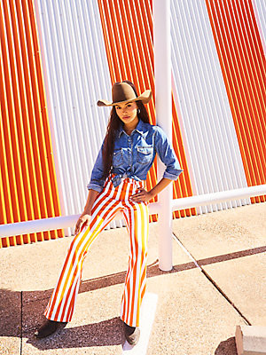 Wrangler x Whataburger Bailey Stripe Flare Jean | Wrangler