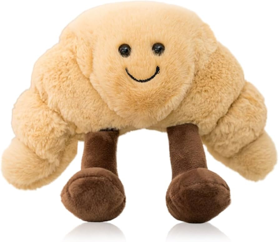 KDFSSIPE Croissant Plush, Cute Plush Doll, Children's Doll, Soft Stuffed Doll, Bread Simulation C... | Amazon (UK)