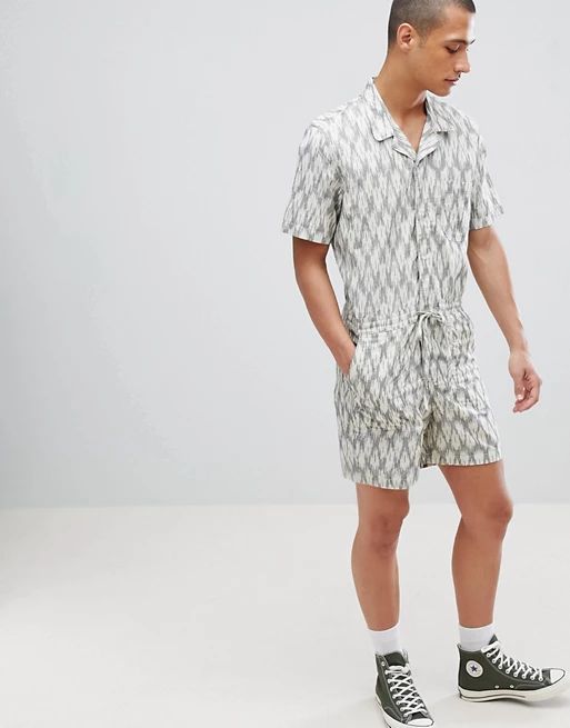 ASOS DESIGN Boilersuit With Revere Collar And Lightweight Fabric | ASOS UK