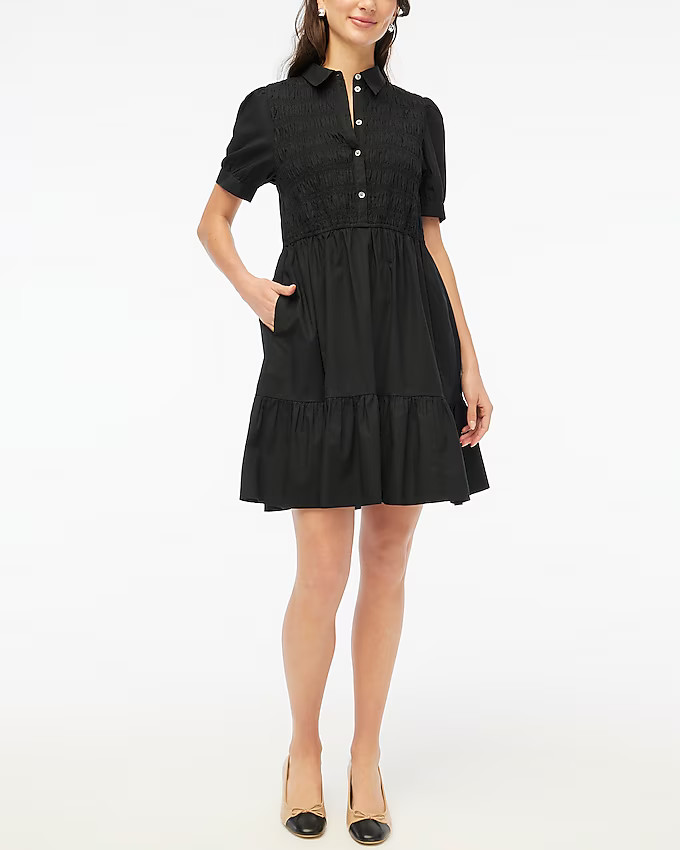 Smocked shirtdress | J.Crew Factory