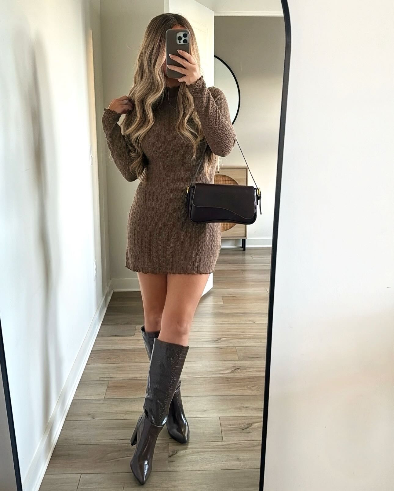 Can’t get enough of @lulus 🤎 
(Wearing size medium, runs tts)

#LTKHoliday #LTKootd #LTKSaleAlert