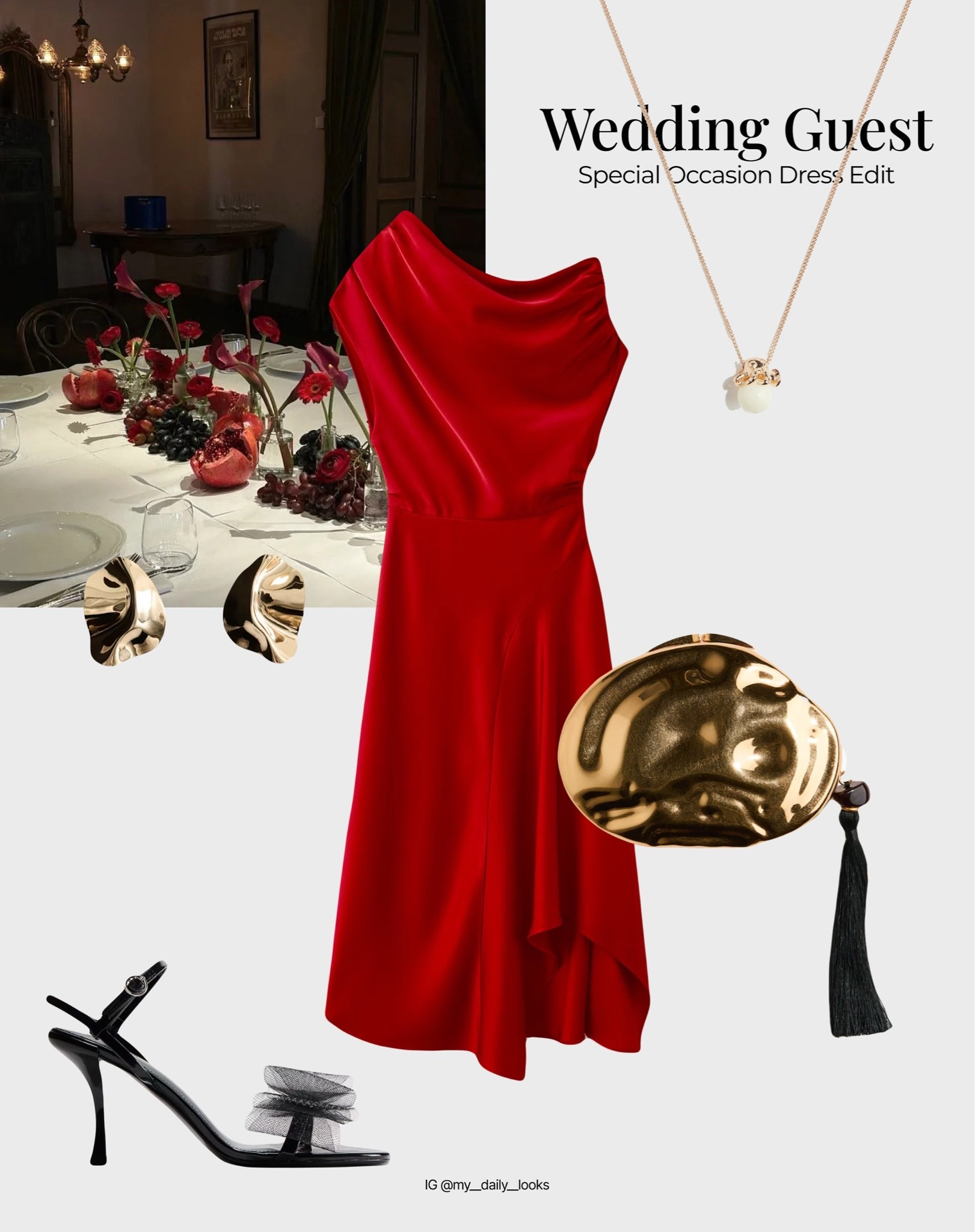 Special occasion outfit 🖤 Perfect for birthdays, weddings, & other celebrations.

Tags: wedding guest dress, satin dress, midi dress, cocktail, evening dress, party, ceremony dress, party wear, evening outfits.

#LTKwedding #LTKdatenight #LTKdresses