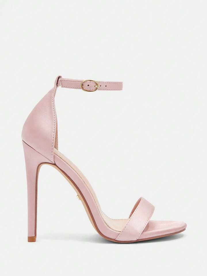 SHEIN Belle Women's Fashionable Minimalist Elegant Ankle Strap High Heel Sandals For Formal Occas... | SHEIN