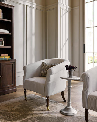 Clemence Lounge Chair Crypton/Bisque Crypton/Oak | McGee & Co. (US)