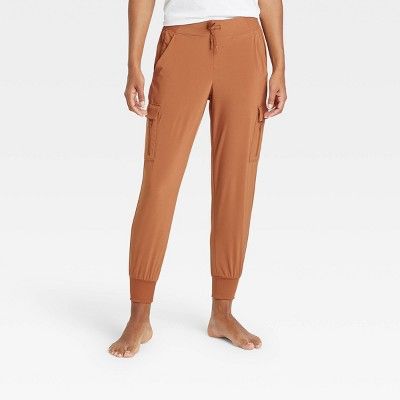 Women's Stretch Woven Taper Cargo Pants - All in Motion™ | Target