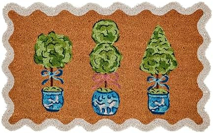 Mud Pie Topiary Doormat; 18" x 29" | Amazon (US)