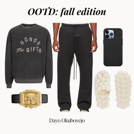 Mens fall OOTD! Can’t go wrong with a hoodie, sweats + slides. Linked some similar options!

#LTKmens #LTKSeasonal #LTKstyletip