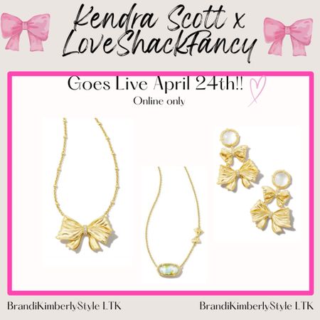 Getting ready for the Kendra Scott x Love Shack Fancy line to drop again this week. This time you can shop online only. Last week threy all sold out! Here some featured jewerly that you will see! 
Save this post by hearting ❤️ it and get ahead of the game BrandiKimberlyStyle love shack fancy, Kendra Scott Jewerly P.S Mother’s Day is coming up!!!

#LTKstyletip #LTKSeasonal #LTKGiftGuide
