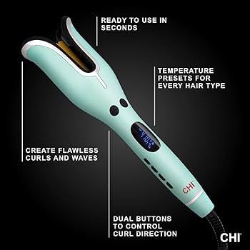 CHI Spin N Curl Special Edition - Mint Green. Ideal for Shoulder-Length Hair between 6-16” inch... | Amazon (US)
