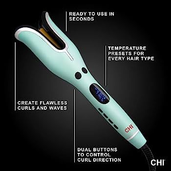 CHI Spin N Curl Special Edition - Mint Green. Ideal for Shoulder-Length Hair between 6-16” inch... | Amazon (US)